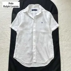 週末セールPOLO LRLポロラルフローレン♡ シンプルリネンブラウス刺繍
