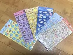 ぷくっとシール ハンギョドン クロミ ポムポムプリン シナモロール ポチャッコ