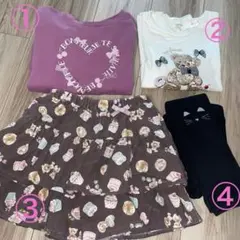 anyFAM メゾピアノ　120〜130 トレーナー　長袖カットソー他