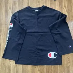 Champion 長袖 Tシャツ ブラック レディース M