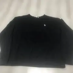 U.S. POLO ASSN. ブラック トレーナー Lサイズ