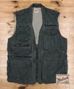 ベスト 古着 90s Wool rich ウールリッチ M アウトドア 美品