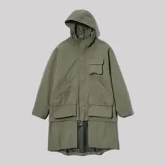 GU エンジニアドガーメンツ パデッドシェルパーカ オリーブ L パーカー