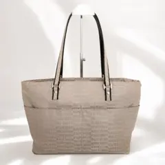 【極美品】 FAUCHON フォション トートバッグ 総柄 ロゴ　肩掛け 大容量のサムネイル