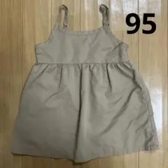 earth music & ecology ジャンバースカート 95 ベージュ