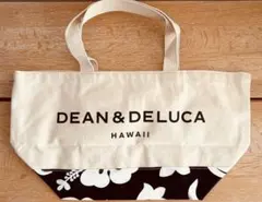 【新品・未使用】ディーン＆デルーカ ハワイハイビスカス柄 トートバッグ