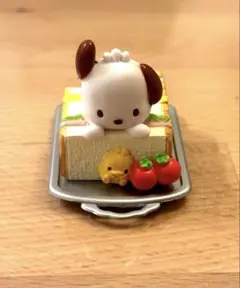 喫茶サンリオシークレットミニチュアマスコット ポチャッコ　サンドウィッチ