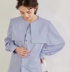 ROPE PICNIC ロペピクニック セーラーカラーブラウス M リンクコーデ