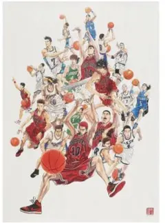 【中古美品】絶版 スラムダンク SLAMDANK ポスター 額入り 中古美品】絶版 スラムダンク SLAMDANK ポスター 額入り 中古美