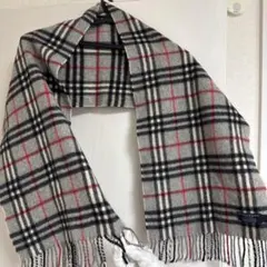 BURBERRY LONDON カシミヤ100% マフラー チェック柄 - メルカリ