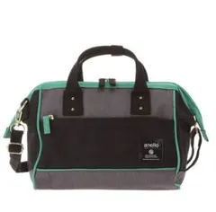 アネロ ショルダー anello 斜掛け 撥水 2wayミニボストン バイカラー