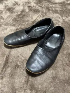 極美品 トリッペン 39 POLO ポロ レザーシューズ スリッポン ブラック