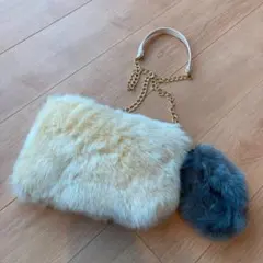 ファー　ショルダーバッグ　タグ付き★