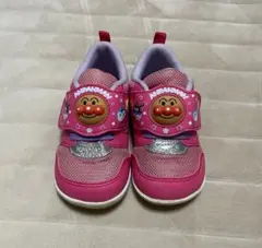 アンパンマン 14.5㎝　スニーカー ピンク　靴　女の子　ムーンスター