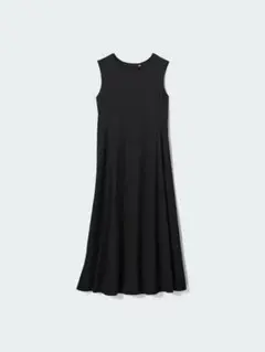 【やや使用感あり】UNIQLOエアリズム　ワンピース　ブラック　Lサイズ♡
