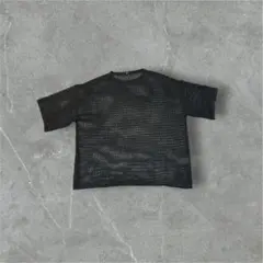 HARE メッシュ ブラック Tシャツ F