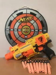NERF N~Strike ロングバレル & フリップアップサイト - メルカリ