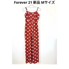 【新品M】Forever21水玉模様キャミソールオールインワンパンツ　レーヨン