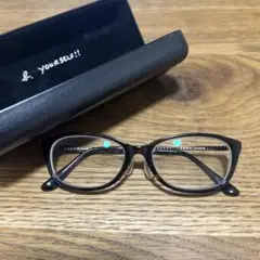 アニエスベー眼鏡　ブラウンマーブル美品