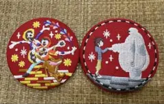 ディズニー刺繍缶バッチ2 リメンバーミー＆ベイマックス　2個セット