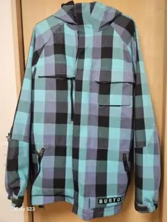 BURTON フード付きジャケット 青黒チェック