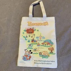 ディズニー　ランダム　トートバッグ　Toontown