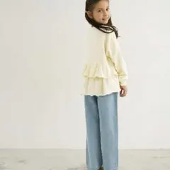 新品♪coca バックフリル　スウェット　トレーナー　140