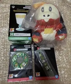 一番くじ ポケモン 30周年記念 プレート グラス ぬいぐるみセット