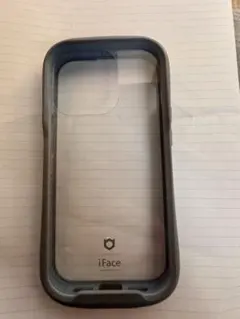 iFace iPhone14 Pro用透明ケース　リフレクション　 水色