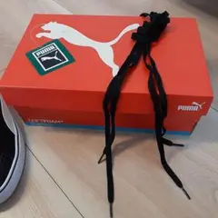 PUMA SOFTFOAM+ ブラック靴ひも【未使用】一足分2本