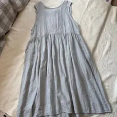 サマンサモスモス　バックリボン前後着ジャンスカ　slowlinen ミント