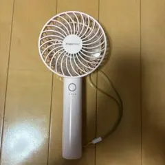 Francfranc フランフラン　ハンディファン　扇風機　ピンクのサムネイル