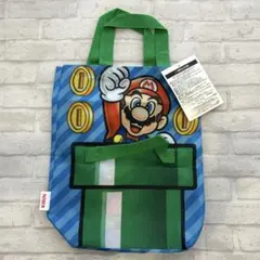 ◾️スーパーマリオ　キリンビバレッジ　エコバッグ　ブルー　非売品 2way