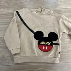 ミッキーマウス トレーナー 90 バースデイ　futafuta ディズニー