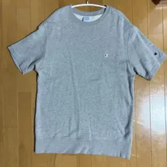 Champion グレー 半袖 トレーナー