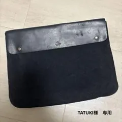 トラベラーズノート　キャンバスポーチ 黒（L）