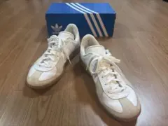 【美品】adidas/アディダス ジャーマントレーナー 26.5白 BWARMYのサムネイル