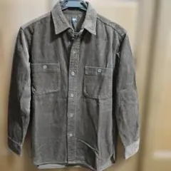 UNIQLO コーデュロイブラウンシャツ M