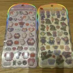 コットンパフィー　ベイマックス ズートピア シールセット