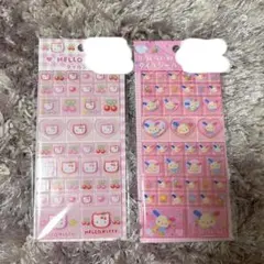 正規品　サンリオ タイルシール ウサハナ キティ