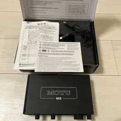 【極美品】MOTU M2 オーディオインターフェース（保証書・付属品完備） 極美品】MOTU M2 オーディオインターフェース（保証書・付属品完備