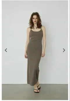 新品 タグ付き】アリシアスタン Wellness Rib Dress マンゴー - メルカリ