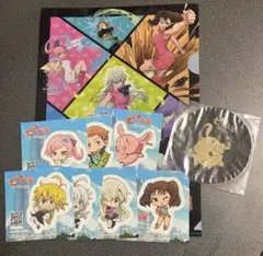 TGS2025 七つの大罪 ナナオリステッカー 全キャラ6枚セットクリアファイル
