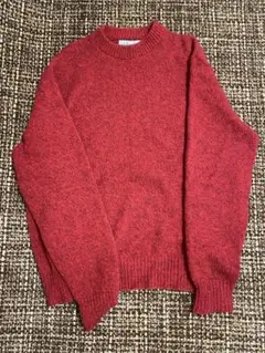 L.L.Bean 70s 80s ウールニット 赤