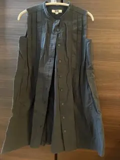 UNIQLO U ノースリーブワンピース 130 ネイビー ユニクロ
