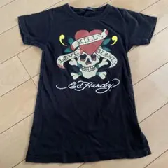 Ed Hardy エドハーディー Tシャツ 半袖 ラインストーン ドクロ スカル