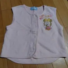 【Disney】 ベビーベスト ミニーちゃん ピンク　95サイズ