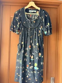 franche lippee 総柄 半袖ワンピース M フランシュリッペのサムネイル