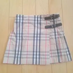 バーバリー　チェック柄スカート　100cm