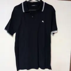 BURBERRY BLACK LABEL ネイビー ポロシャツ